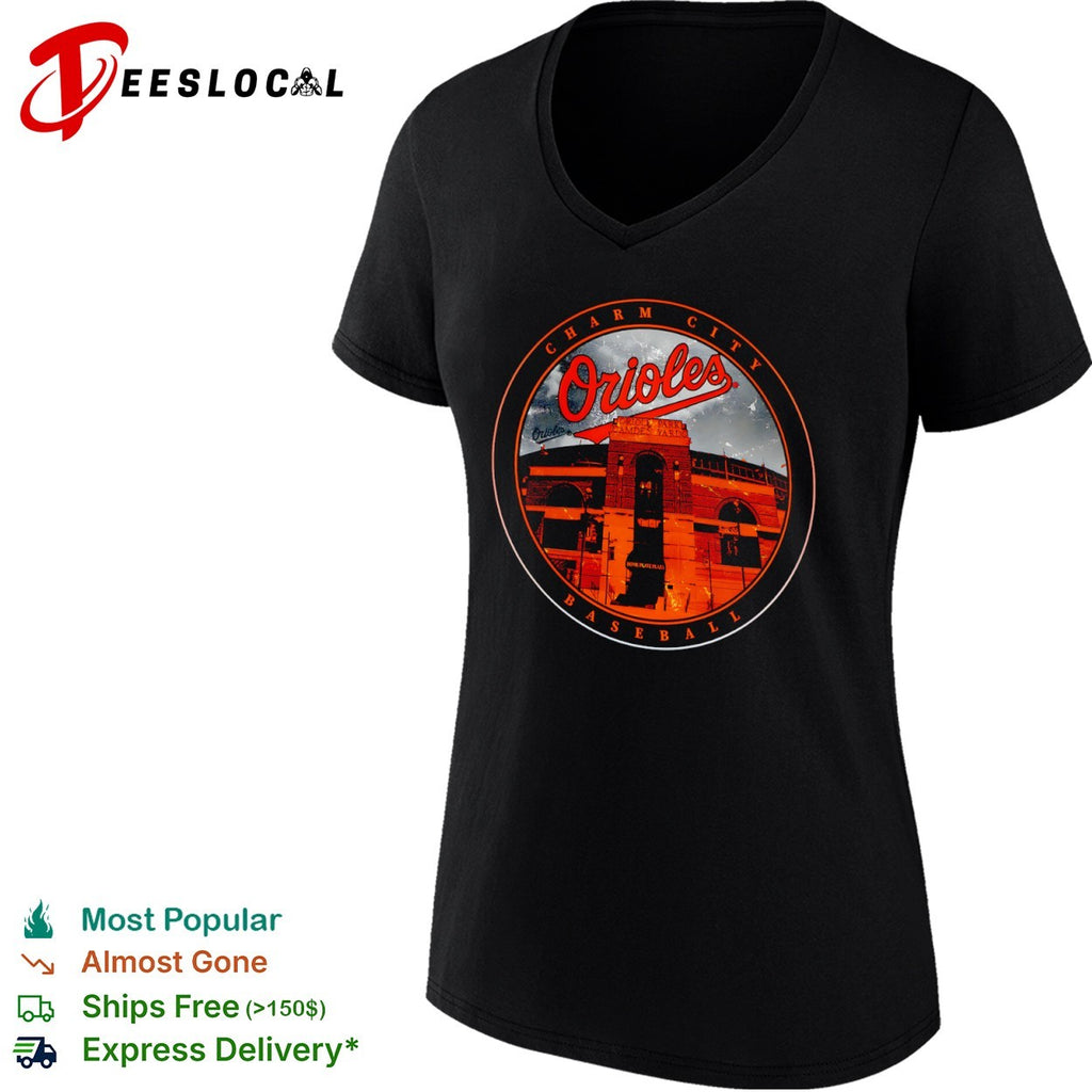 Baltimore Orioles Charm City stadium baseball Oriole Park Camden Yards Home Plate Plaza shirt