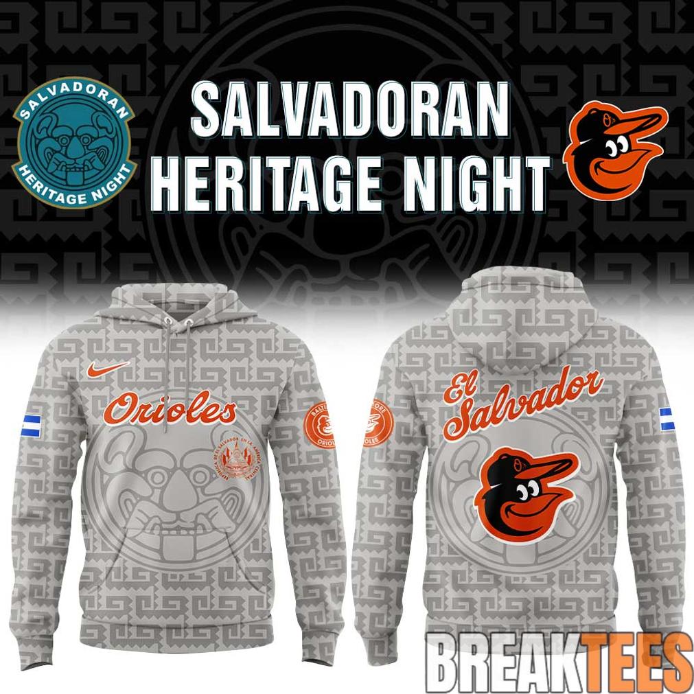 Baltimore Orioles El Salvadoran Heritage Night 2026 Hoodie