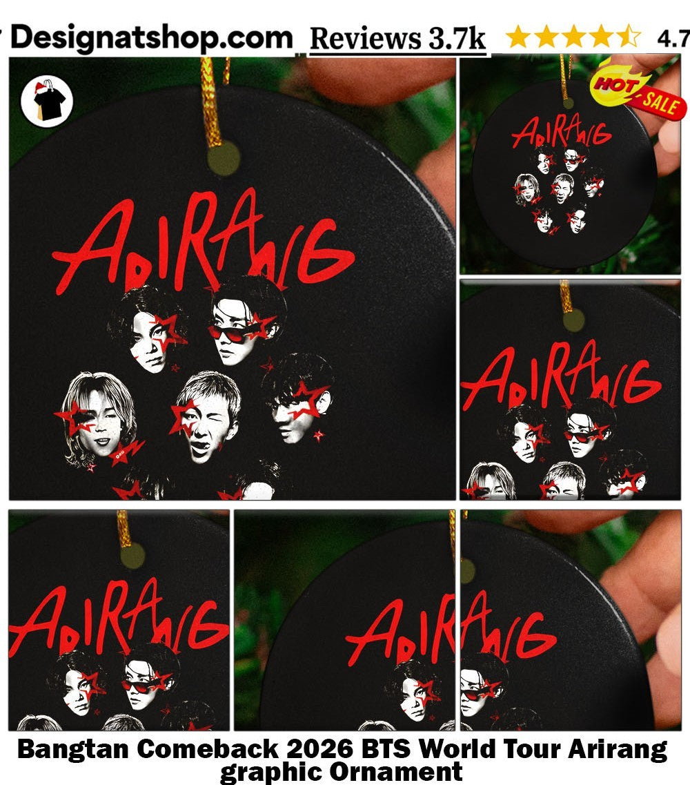 Bangtan Comeback 2026 BTS World Tour Arirang graphic shirt