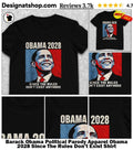 Barack Obama Political Parody Apparel Obama 2028 Since The Rules Don’t Exist Shirt