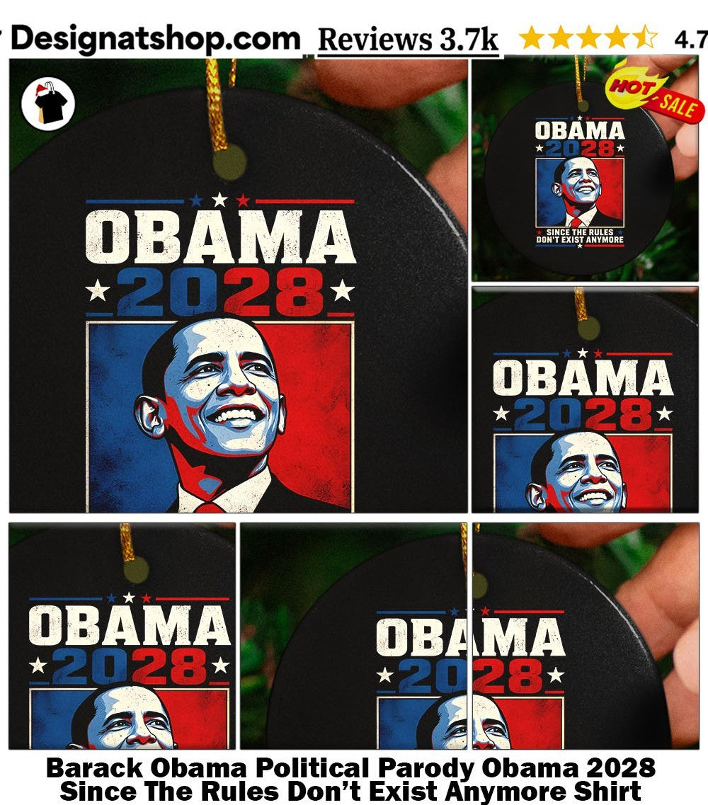Barack Obama Political Parody Obama 2028 Since The Rules Don’t Exist Anymore Shirt