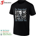 Barack Obama for those about to back we salute you rock caricature shirt