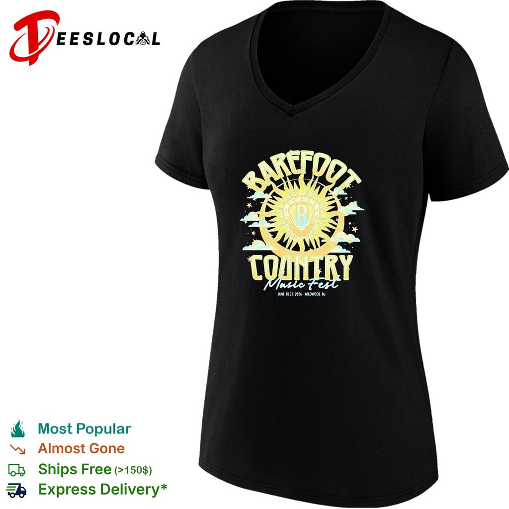 Barefoot Country Music Fest Wildwood New Jersey 2026 shirt