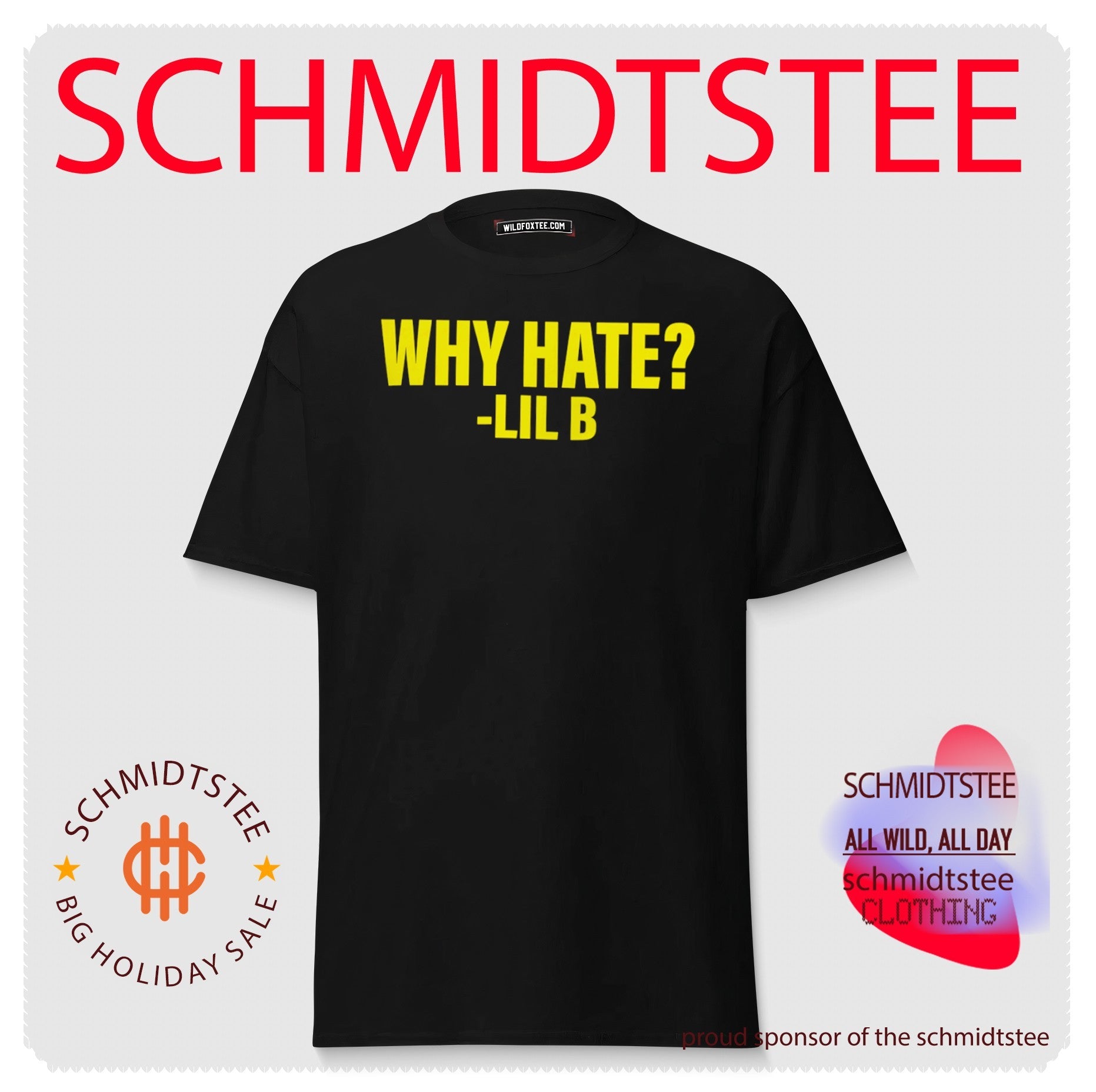 Basedworld Lil B Why Hate Shirt