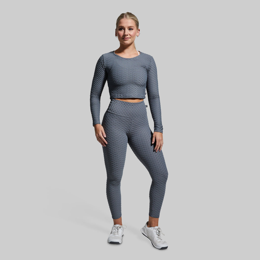 Summit Crop Top (Slate)