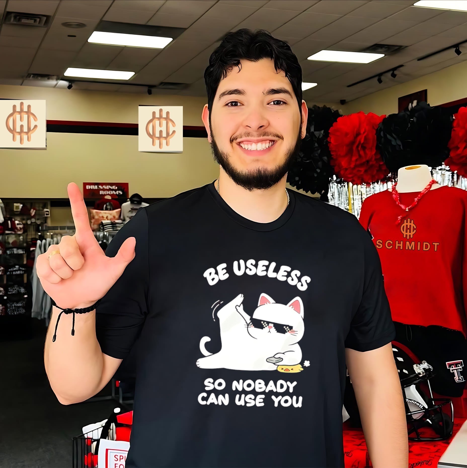Be Useless So Nobody Can Use You funny cat shirt