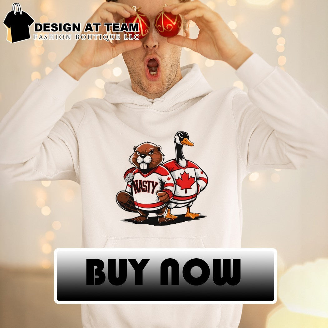 Beaver and Canada Goose Nasty Canadians shirt