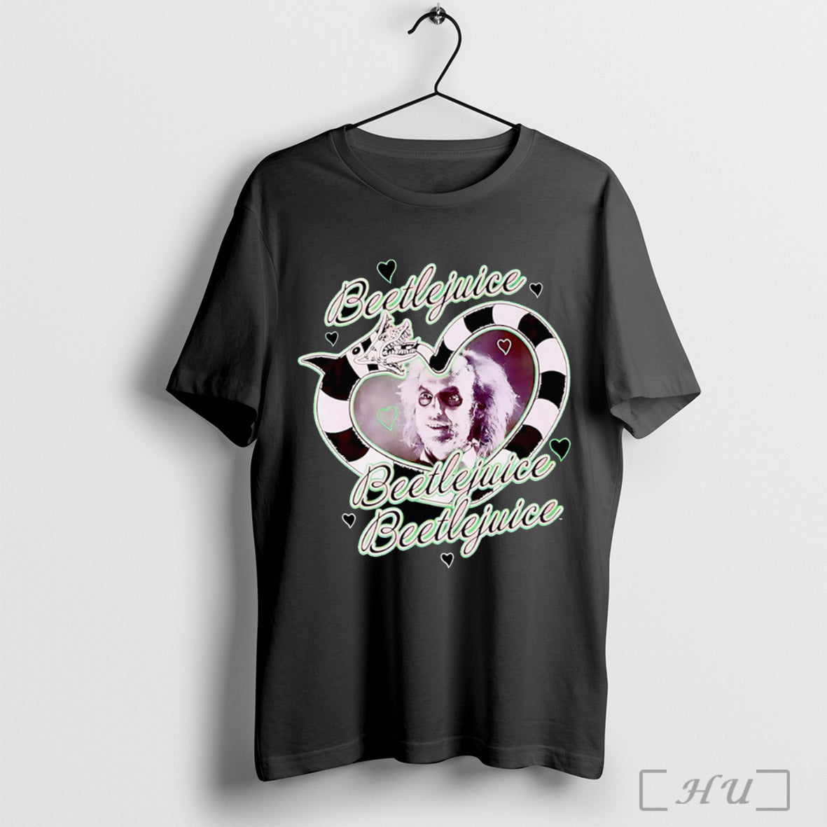 Beetlejuice Sandworm Heart T Shirt