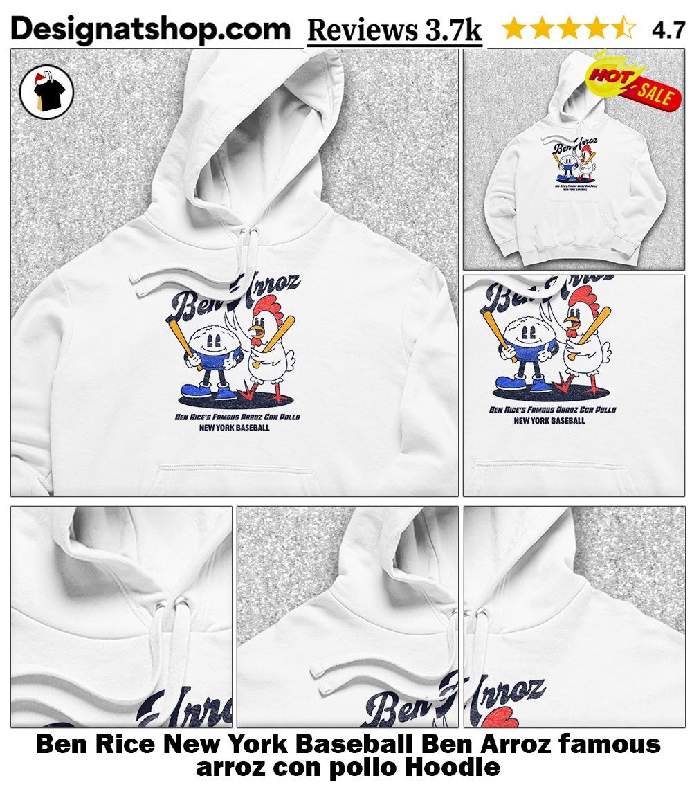Ben Rice New York Baseball Ben Arroz famous arroz con pollo shirt