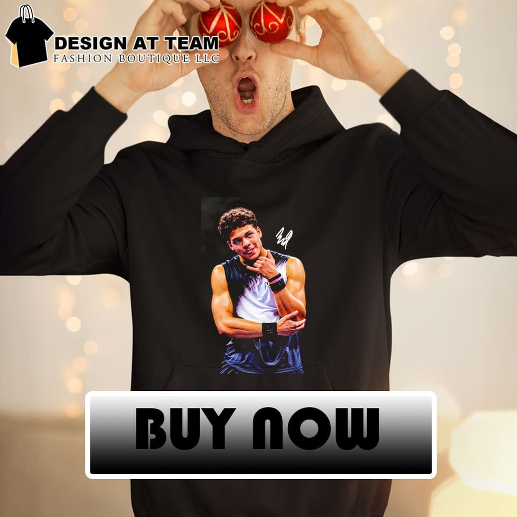 Ben Shelton Call Answered pose signature shirt