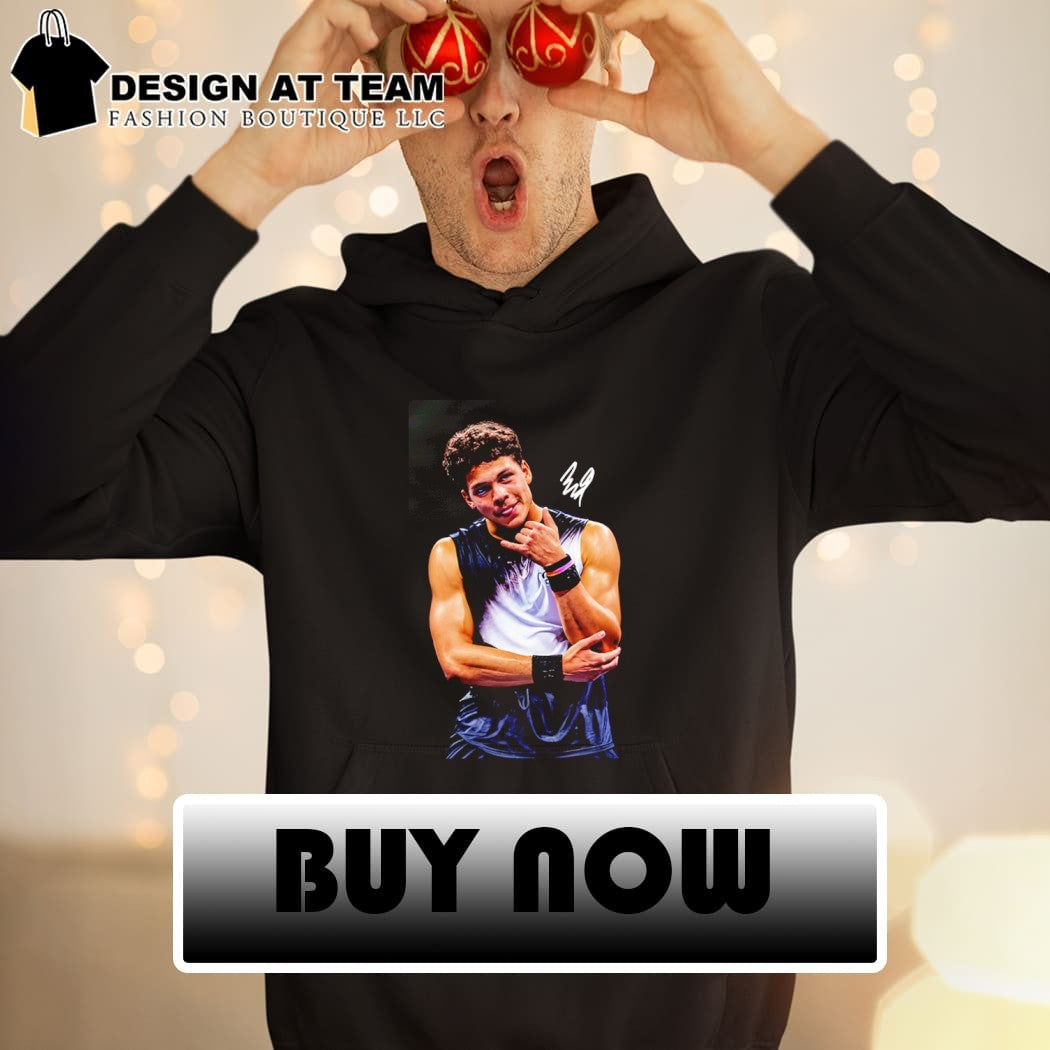 Ben Shelton Call Answered pose signature shirt