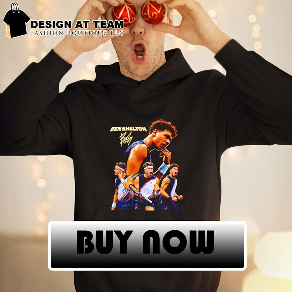 Ben Shelton Dialed In Tennis player graphic signature shirt