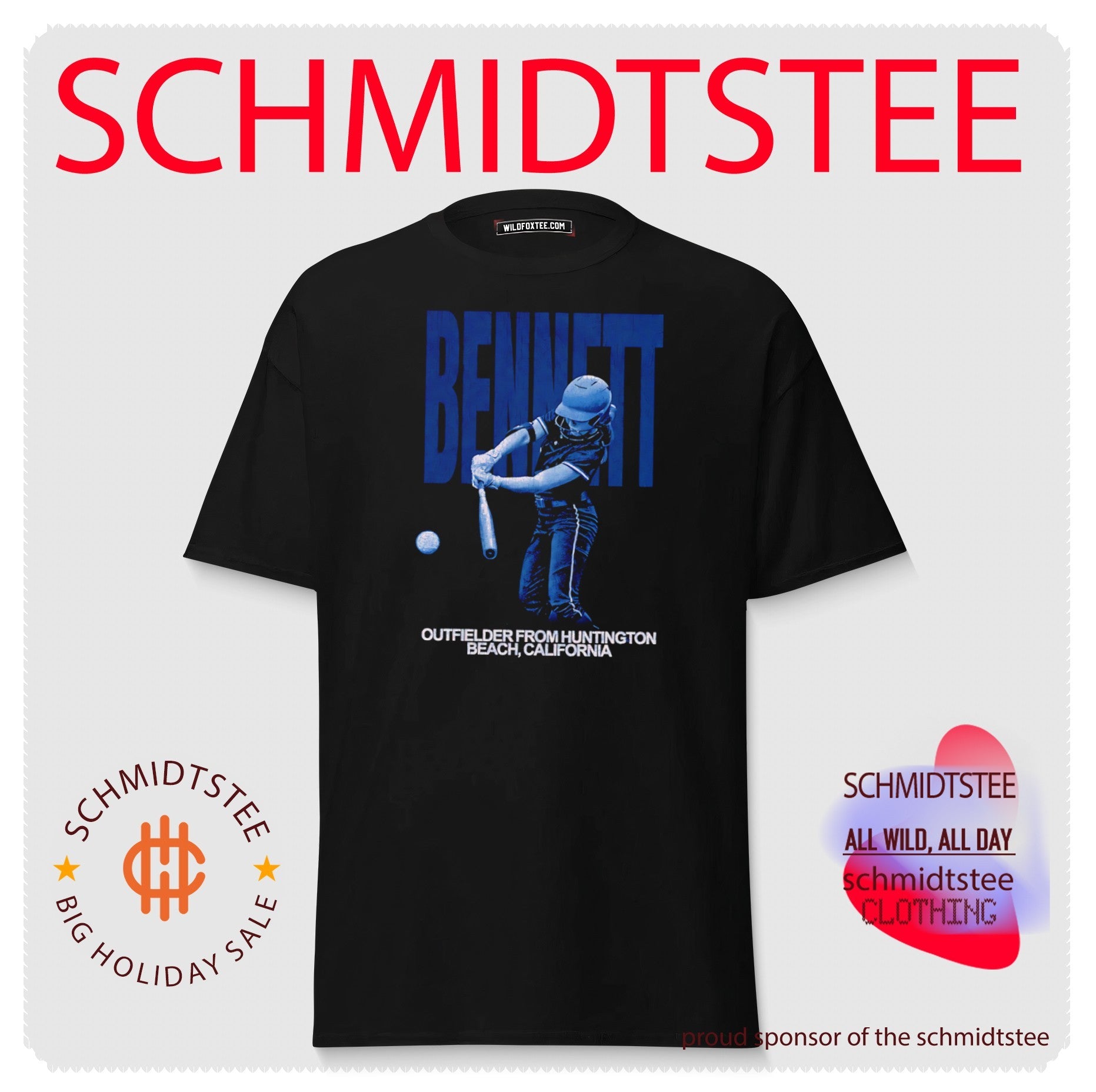 Bennett Outfielder from Huntington Beach California shirt
