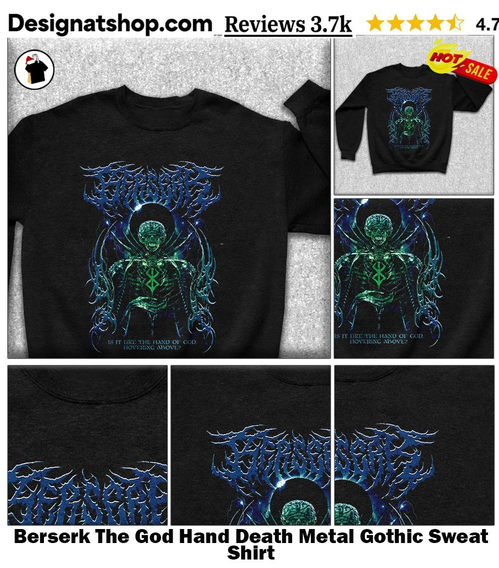 Berserk The God Hand Death Metal Gothic shirt