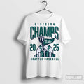 Best In The West Division Champs Seattle Baseball 2025 T Shirt Jpg