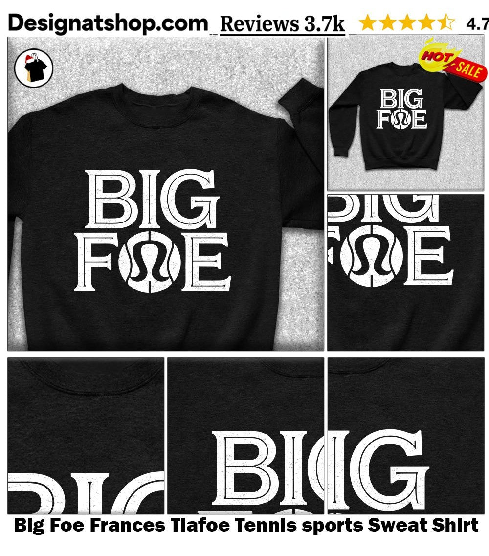 Big Foe Frances Tiafoe Tennis sports shirt