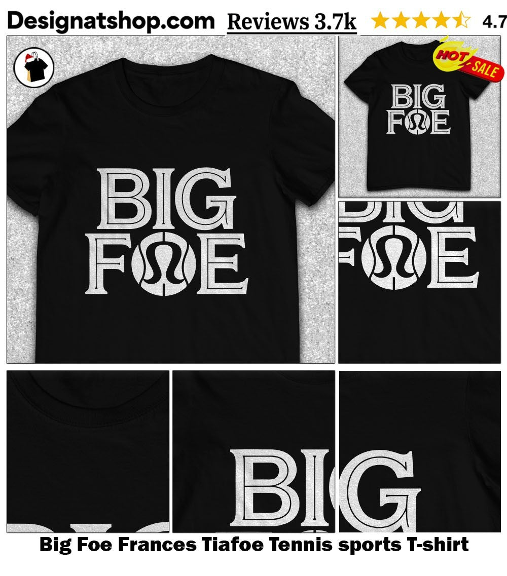 Big Foe Frances Tiafoe Tennis sports shirt