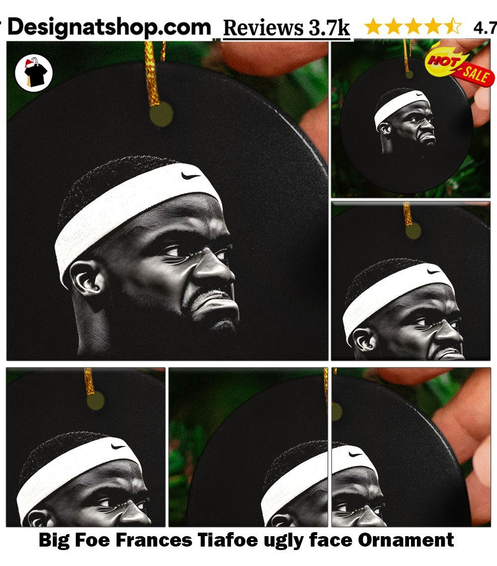 Big Foe Frances Tiafoe ugly face shirt