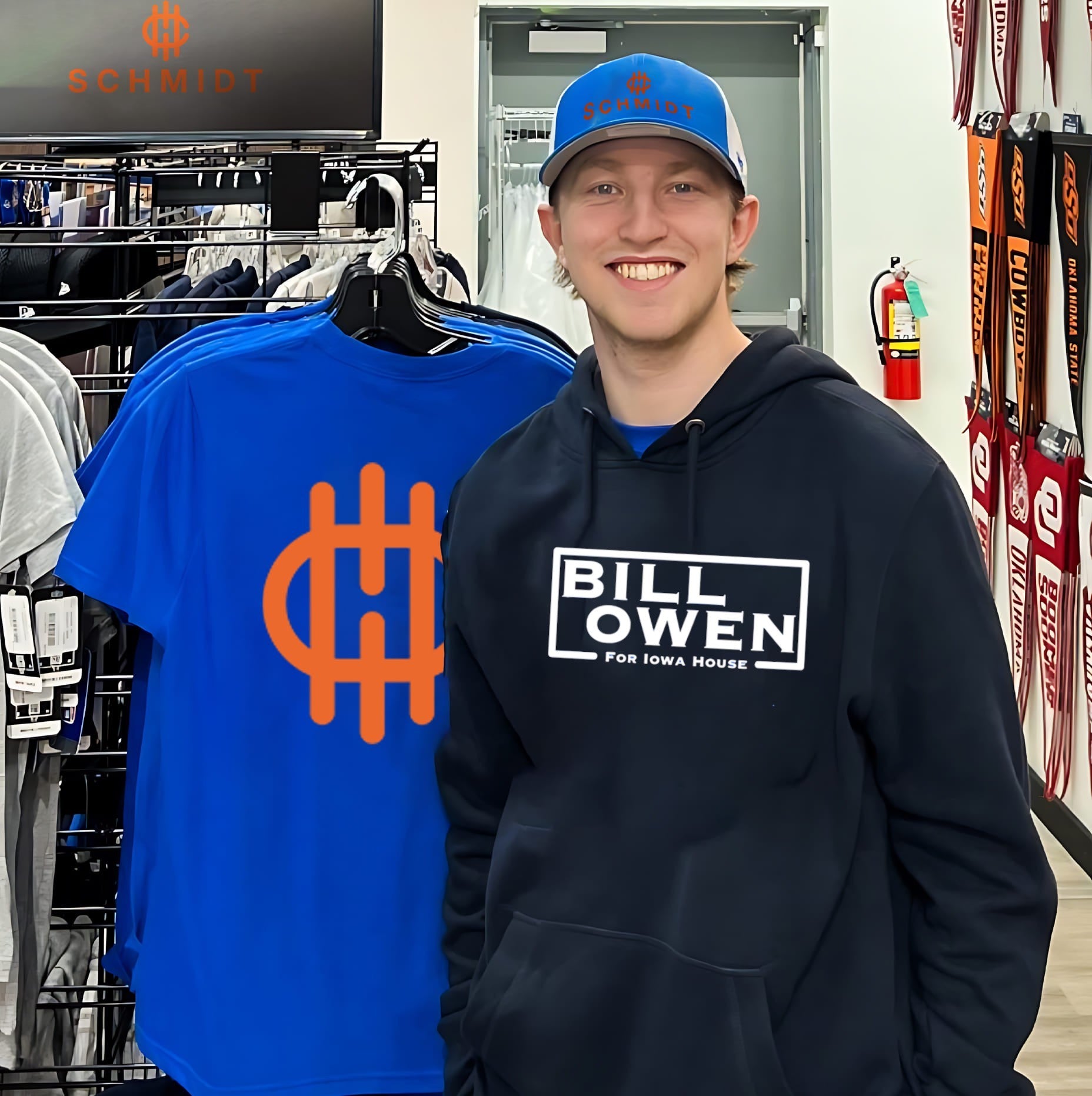 Bill Owen for Iowa House Political Campaign shirt