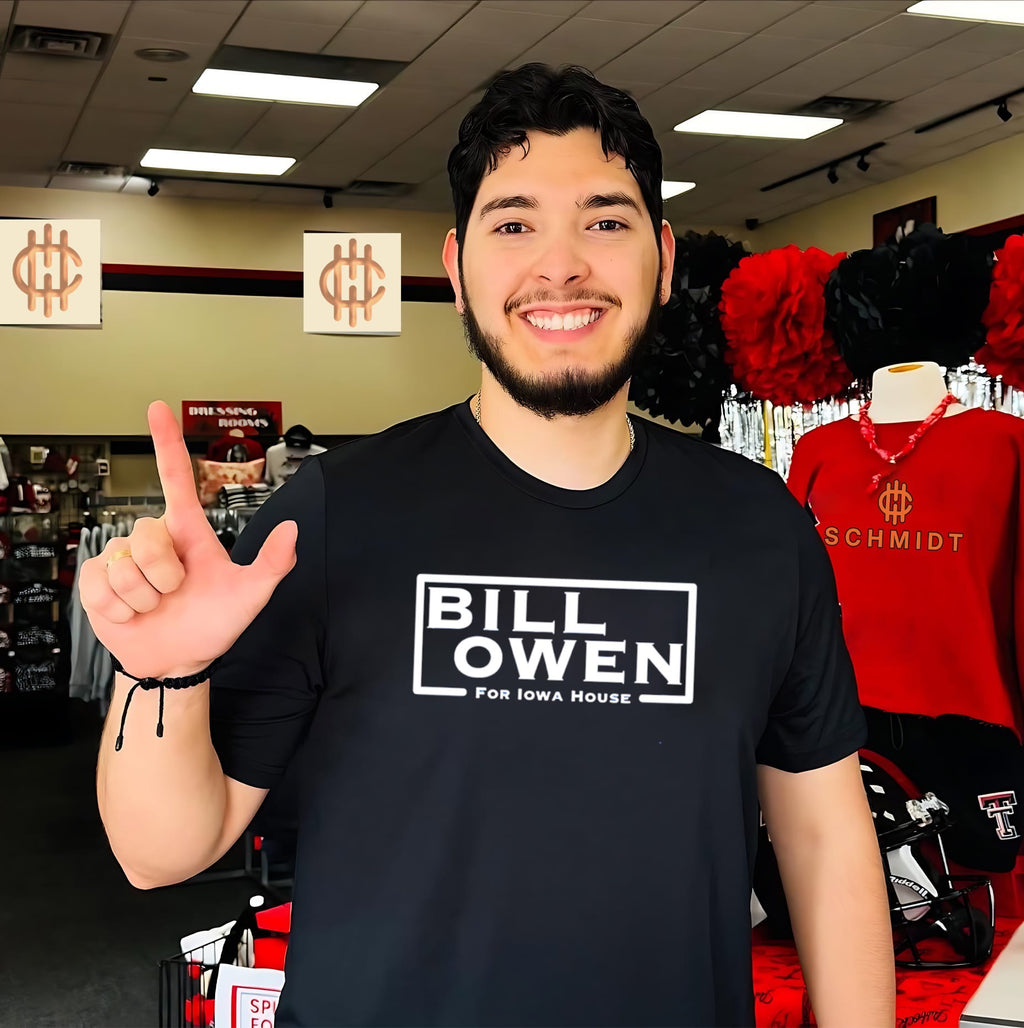 Bill Owen for Iowa House Political Campaign shirt