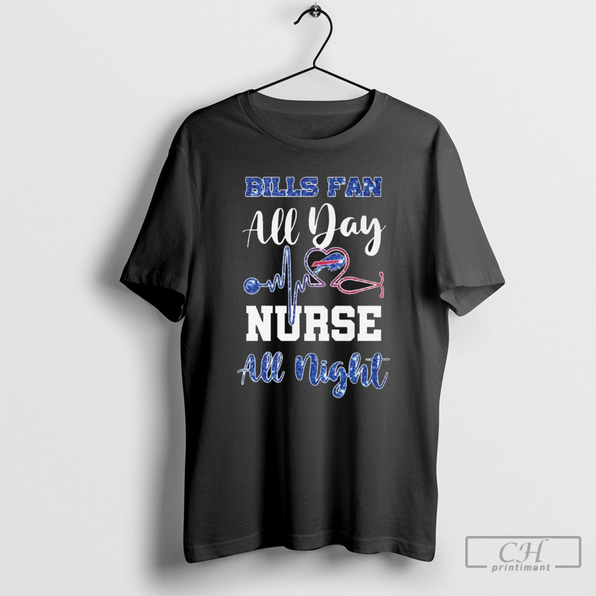 Bills Fan All Day Nurse All Night Diamond