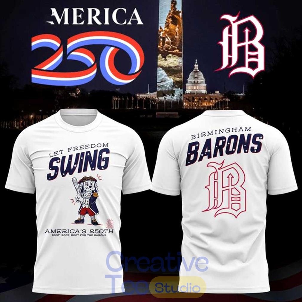 Birmingham Barons 2026 250th Anniversary of America’s Shirt
