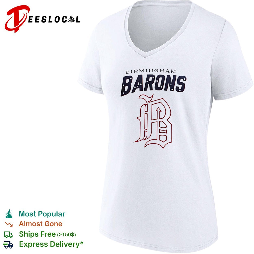 Birmingham Barons B logo shirt