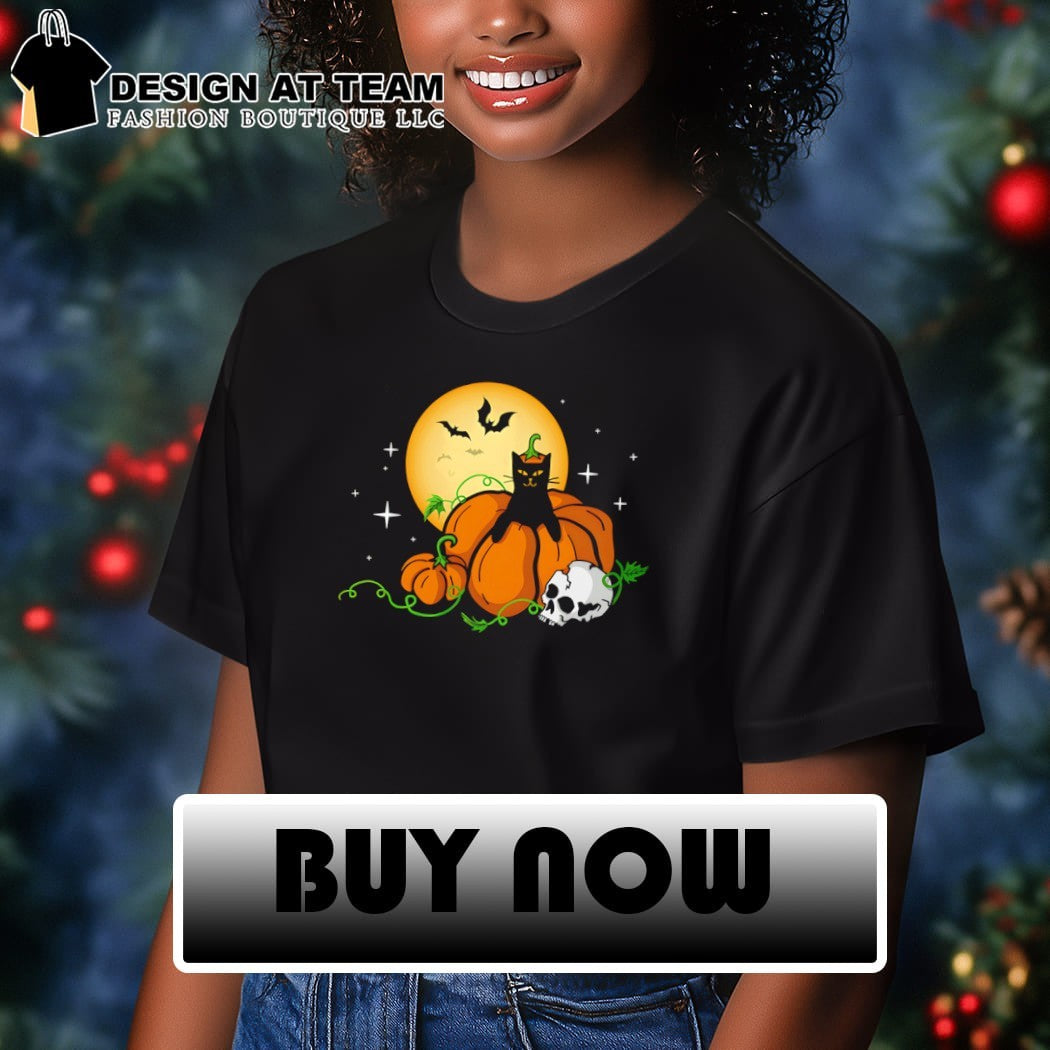 Black Cat Spooky Fall Fun Halloween shirt