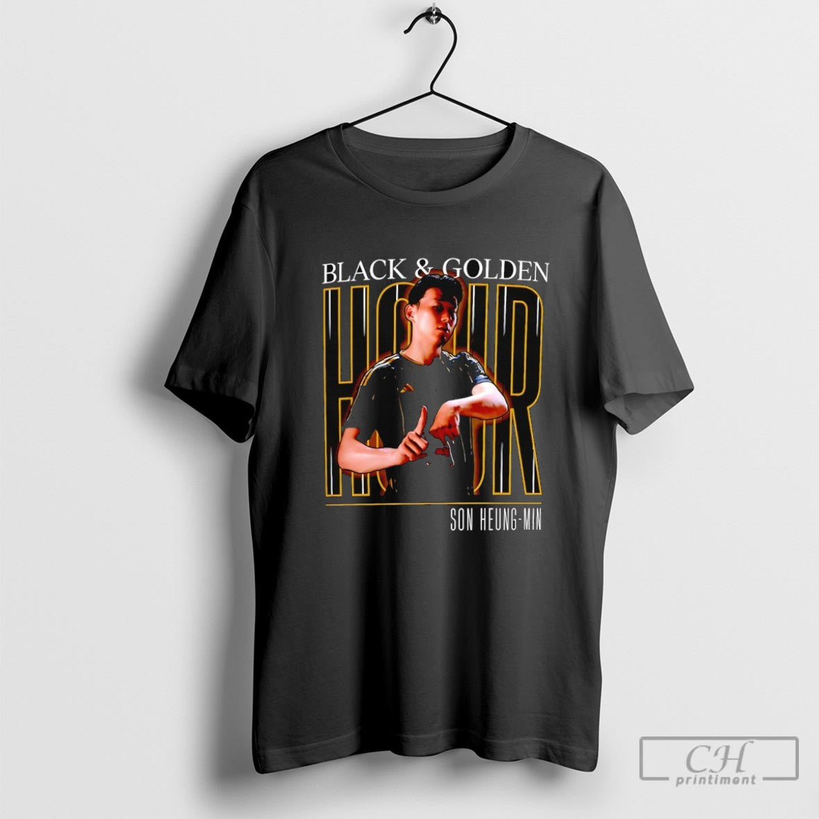Black And Golden Hour Son Heung Min Los Angeles Fc Shirt Sweater