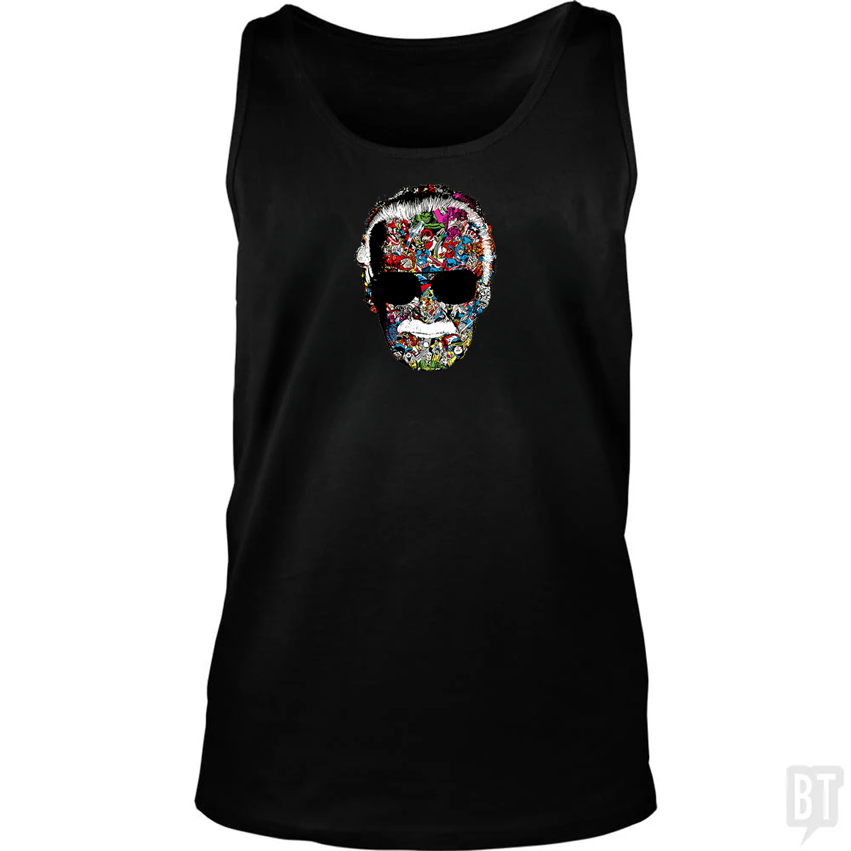 Stan Lee Man of Many Faces Tank Top