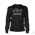 Funny Math Long Sleeve