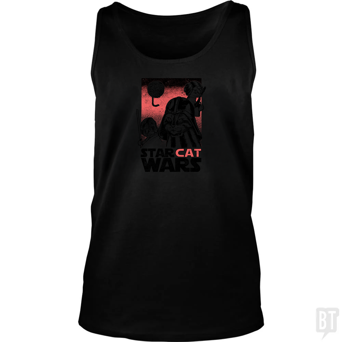 Star Cat Wars Tank Top