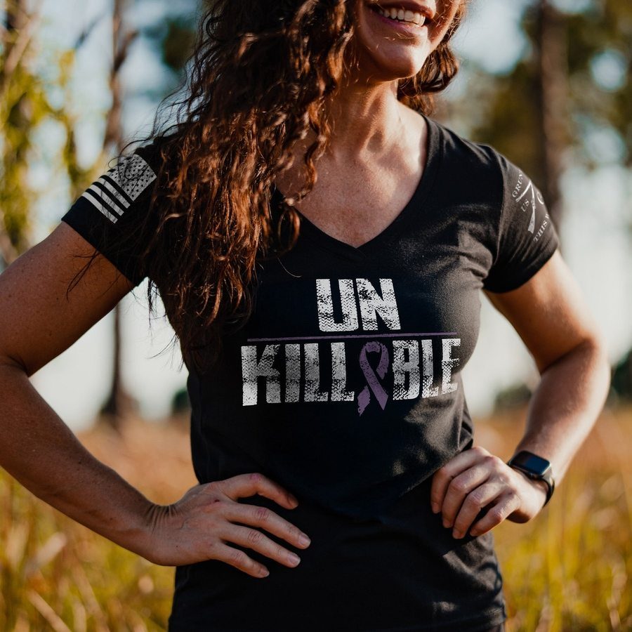 Women's Unkillable V-Neck - Black