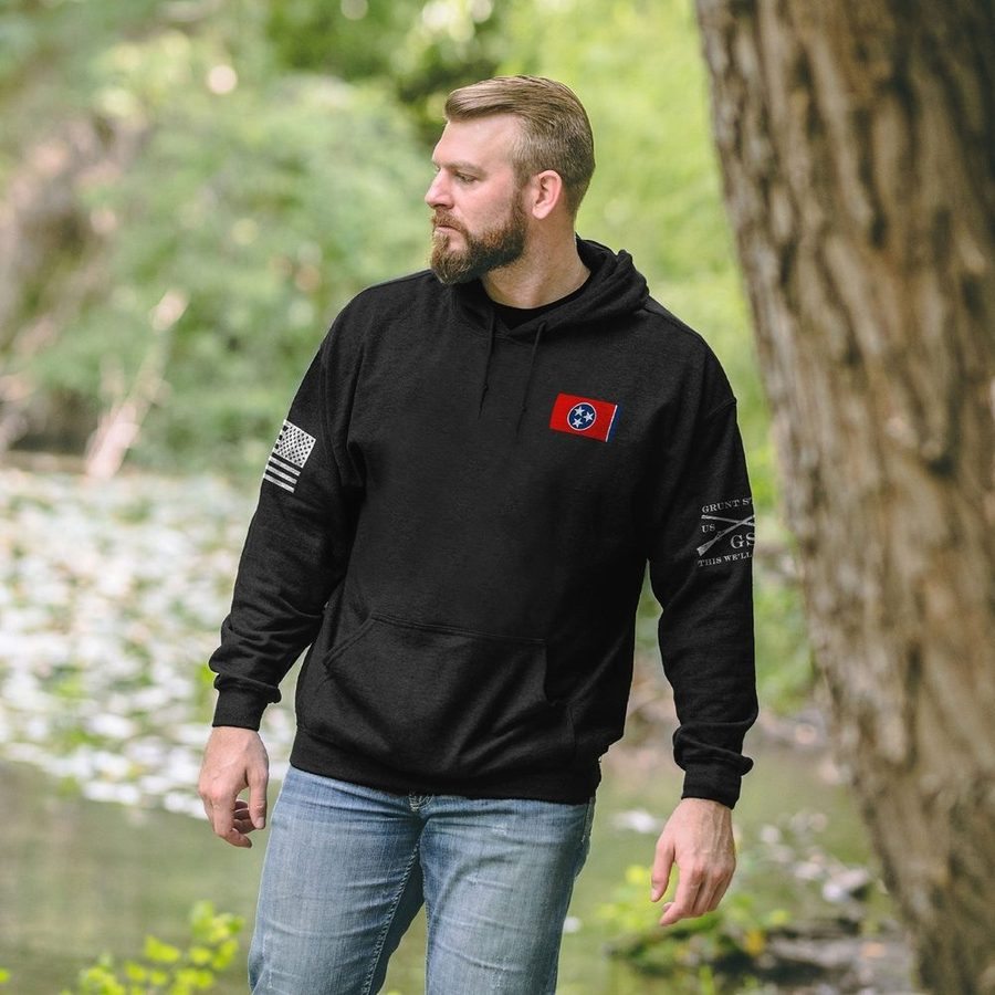 Tennessee Defined Hoodie - Black
