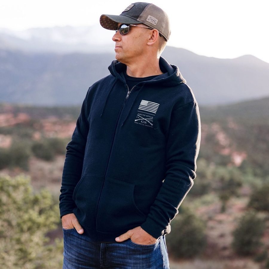 Red Blood Blue Collar™ Full-Zip - Navy