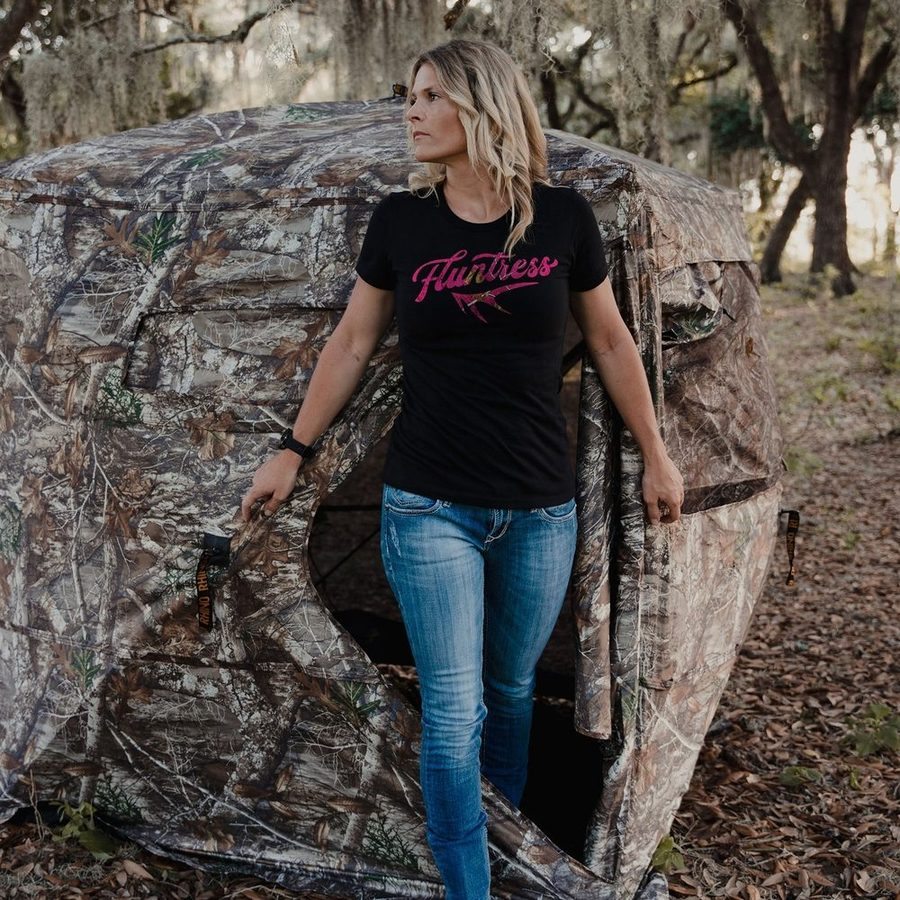 Women's Realtree Xtra® Huntress Slim Fit T-Shirt - Black