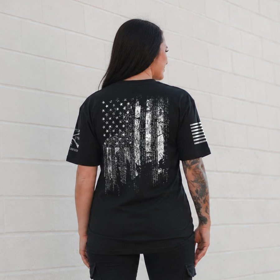 Women's 1776 Flag Boyfriend Fit T-Shirt