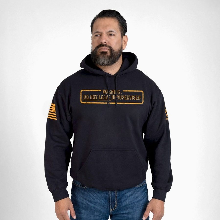 Needs Supervision Hoodie - Black