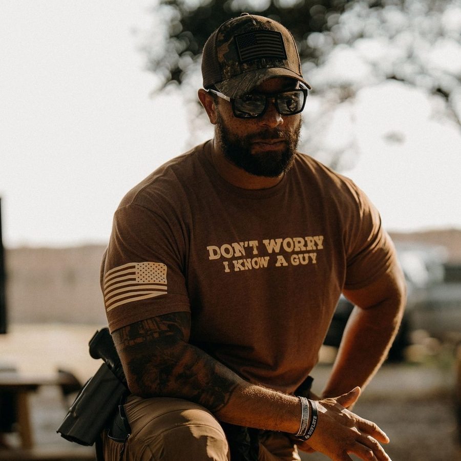 I Know A Guy T-Shirt - Heather Brown