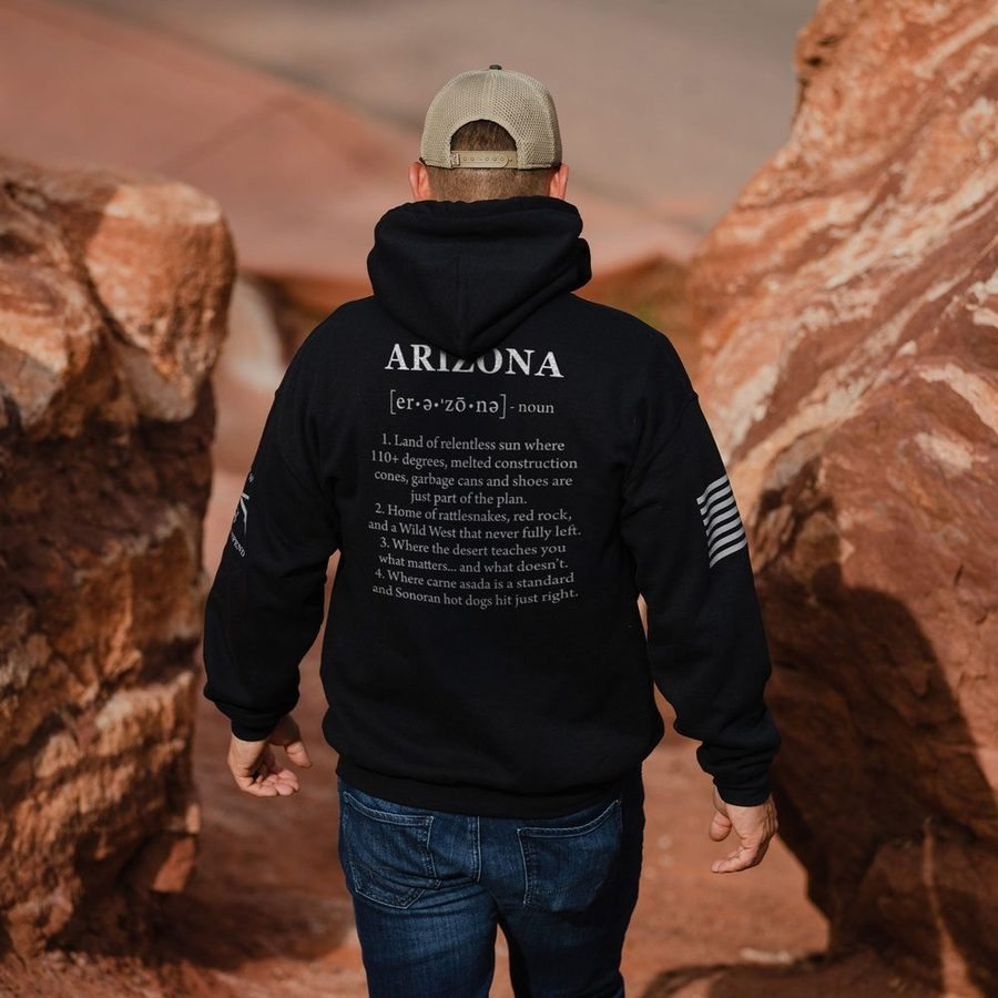 Arizona Defined Hoodie - Black
