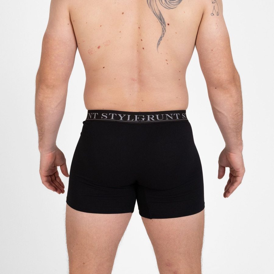 Base Command 2-Pack Boxer Briefs - Black & Black