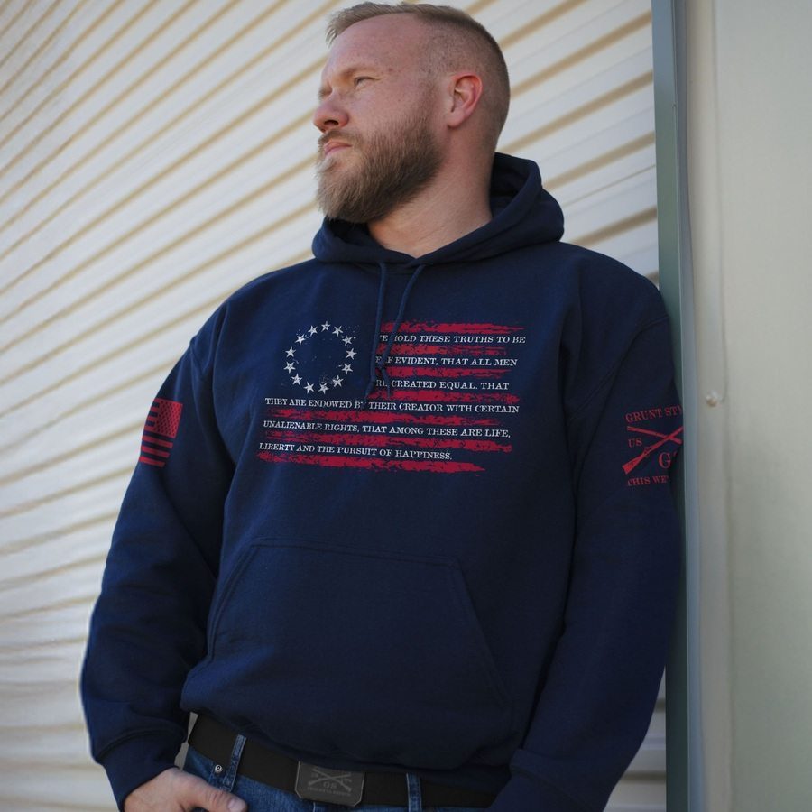 Declaration Hoodie - Navy