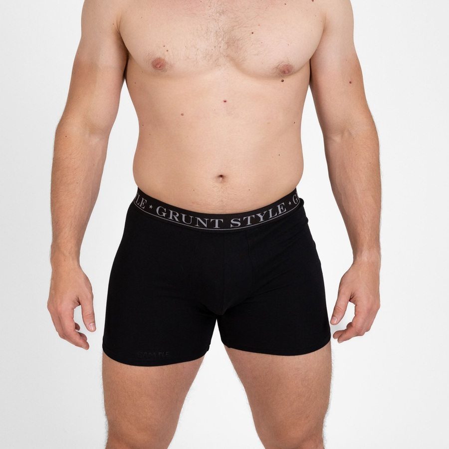 Base Command 2-Pack Boxer Briefs - Black & Black