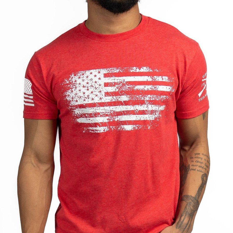 Vintage American  T-Shirt - Red