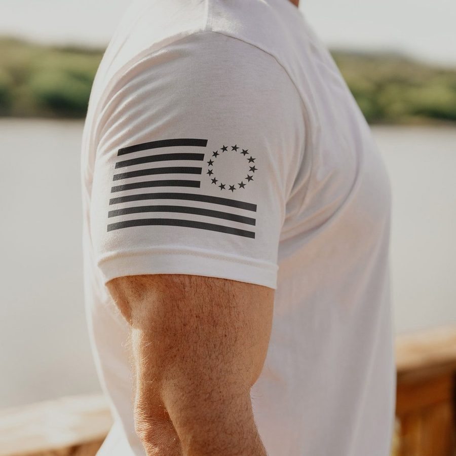 Betsy Ross Basic T-Shirt - White