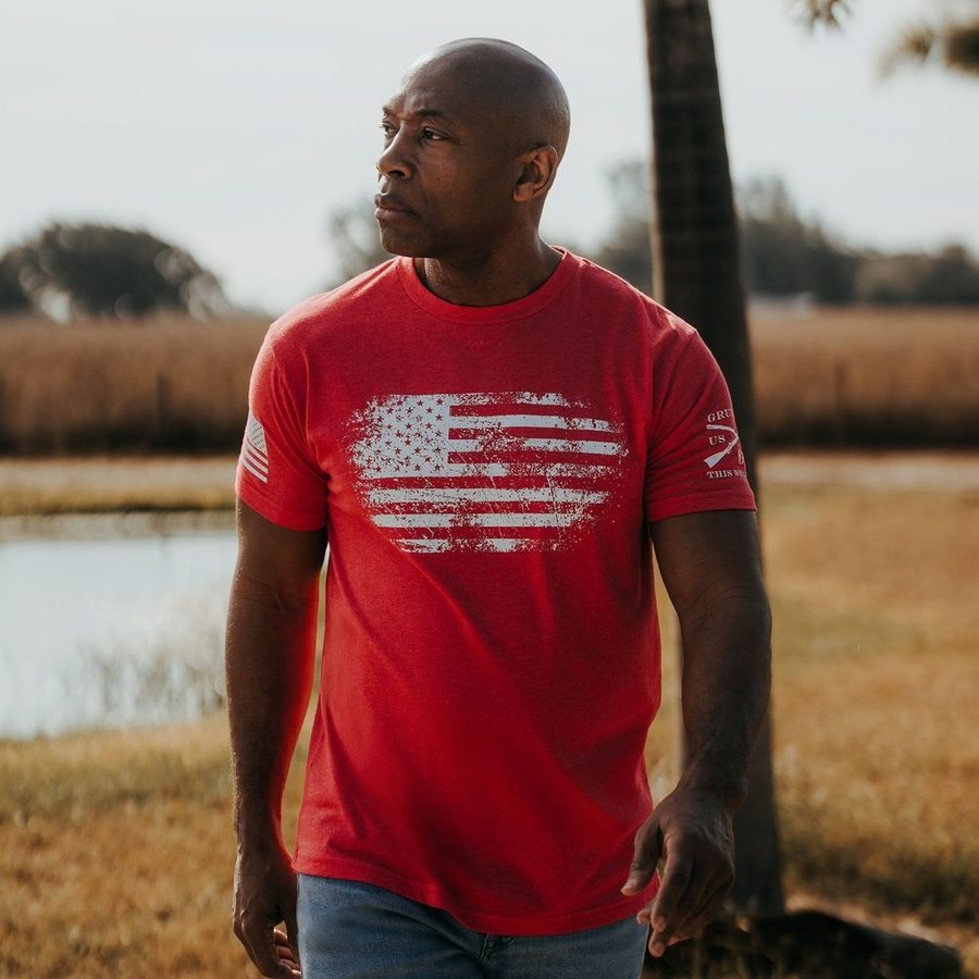 Vintage American  T-Shirt - Red