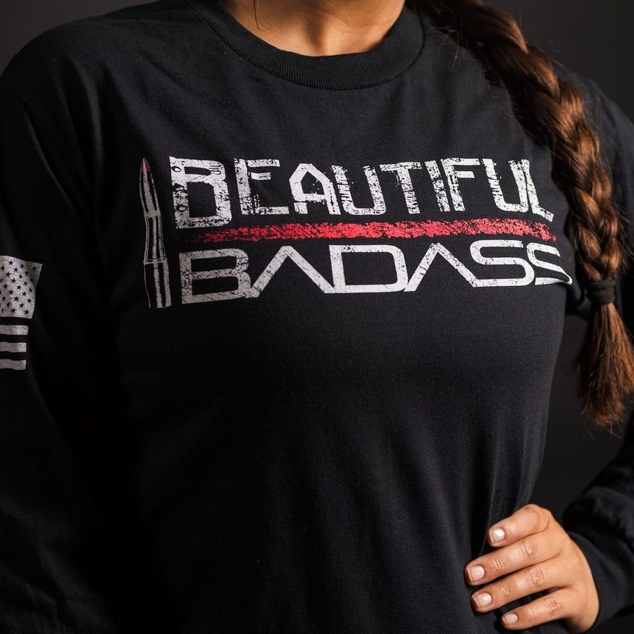Women's Beautiful Badass Long Sleeve - Black