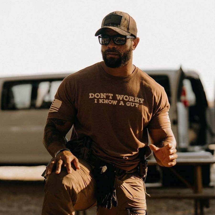 I Know A Guy T-Shirt - Heather Brown