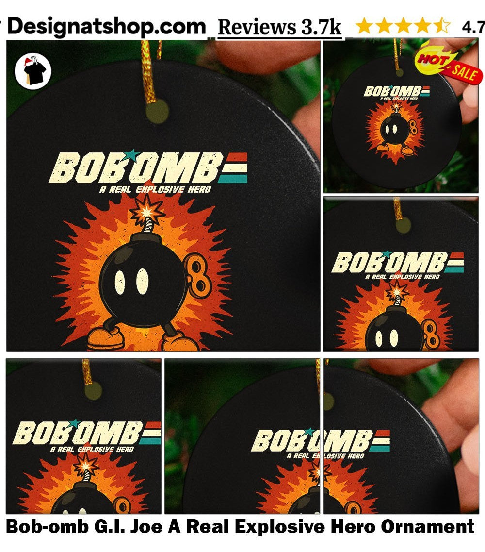 Bob-omb G.I. Joe A Real Explosive Hero shirt
