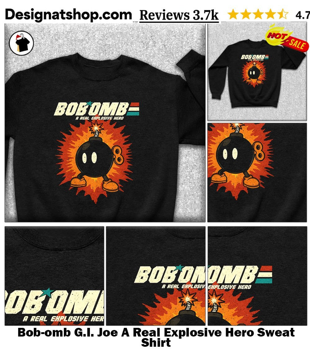 Bob-omb G.I. Joe A Real Explosive Hero shirt